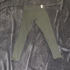 Olive green Aerie leggings